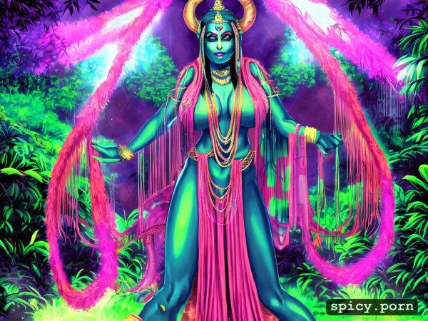 Super realistic hyper realistic one goddess kali in the middle - spicy.porn on pornsimulated.com