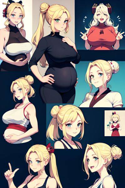 Anime Pregnant Huge Boobs 30s Age Laughing Face Blonde Hair Bun Hair Style Light Skin Comic Gym Side View Gaming Geisha 3672177713127250153 - AI Hentai - aihentai.co on pornsimulated.com
