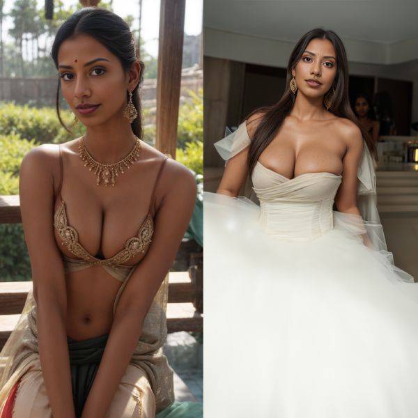 Indian AI girl before and after Boobjob - erome.com - India on pornsimulated.com