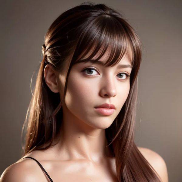 Woman,twenties,(RAW photo, best quality, masterpiece:1.1), (realistic, photo-realistic:1.2), ultra-detailed, ultra high res, physically-based rendering,long hair,updo,brown hair,(adult:1.5) - pornmake.ai on pornsimulated.com