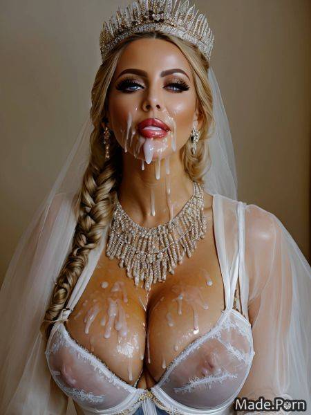 Jewelry facial tanned skin white arched eyebrow 30 wet AI porn - made.porn on pornsimulated.com