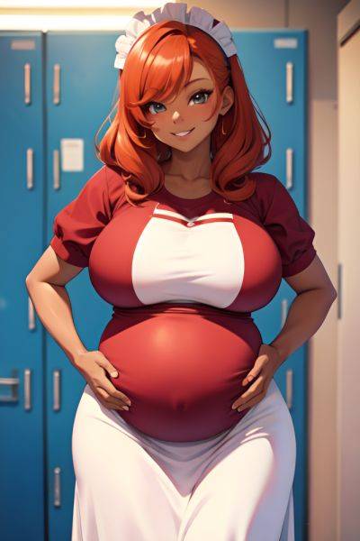 Anime Pregnant Huge Boobs 20s Age Happy Face Ginger Pixie Hair Style Dark Skin Film Photo Locker Room Close Up View Cooking Maid 3679955040272741728 - AI Hentai - aihentai.co on pornsimulated.com
