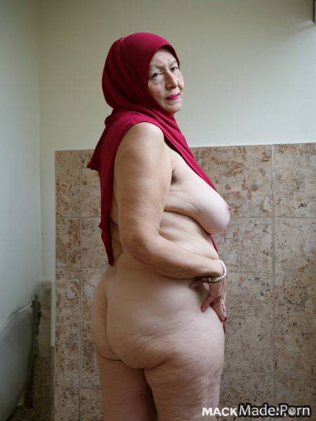 Photo thick thighs big ass 70 hijab bottomless hairy AI porn - made.porn on pornsimulated.com