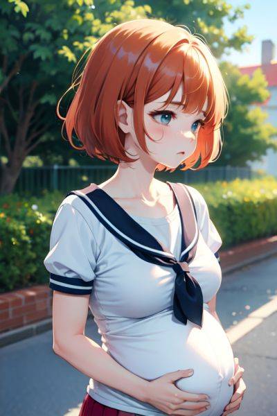 Anime Pregnant Small Tits 80s Age Sad Face Ginger Bobcut Hair Style Light Skin Watercolor Gym Back View On Back Schoolgirl 3681358204533678635 - AI Hentai - aihentai.co on pornsimulated.com