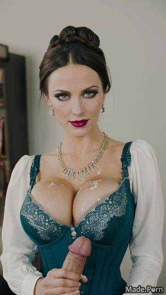 Gigantic boobs corset cum on tits slutty perfect boobs looking at viewer big tits AI porn - made.porn on pornsimulated.com
