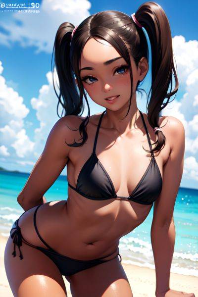 Anime Skinny Small Tits 30s Age Ahegao Face Brunette Pigtails Hair Style Dark Skin Illustration Yacht Front View Gaming Bikini 3676874260225098304 - AI Hentai - aihentai.co on pornsimulated.com