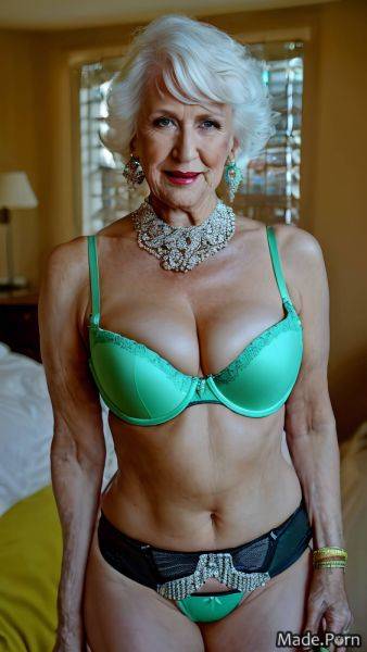 Earrings thong thick thick thighs white hair 90 wife AI porn - made.porn on pornsimulated.com