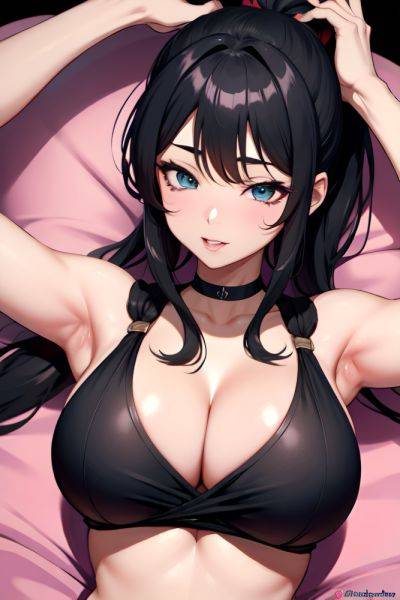 Anime Busty Huge Boobs 70s Age Ahegao Face Ginger Ponytail Hair Style Dark Skin Charcoal Club Close Up View On Back Schoolgirl 3676990224383795838 - AI Hentai - aihentai.co on pornsimulated.com