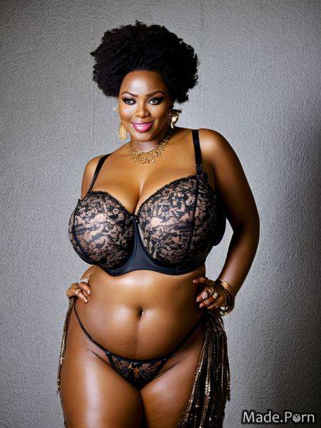 Gigantic boobs corset nipples slutty thong jewelry black hair AI porn - made.porn on pornsimulated.com
