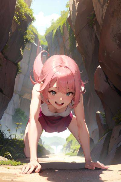 Anime Skinny Small Tits 60s Age Laughing Face Pink Hair Bangs Hair Style Light Skin Crisp Anime Cave Front View Bending Over Teacher 3677604834155032495 - AI Hentai - aihentai.co on pornsimulated.com