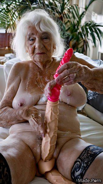 90 piercing white hair masturbation indoors woman bangs hair AI porn - made.porn on pornsimulated.com