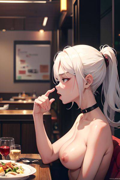 Anime Busty Small Tits 18 Age Shocked Face White Hair Slicked Hair Style Dark Skin Cyberpunk Restaurant Side View Sleeping Partially Nude 3677859954768754314 - AI Hentai - aihentai.co on pornsimulated.com