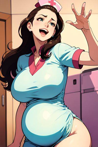 Anime Pregnant Huge Boobs 80s Age Laughing Face Brunette Slicked Hair Style Light Skin Illustration Prison Front View Cumshot Nurse 3683669757466961005 - AI Hentai - aihentai.co on pornsimulated.com
