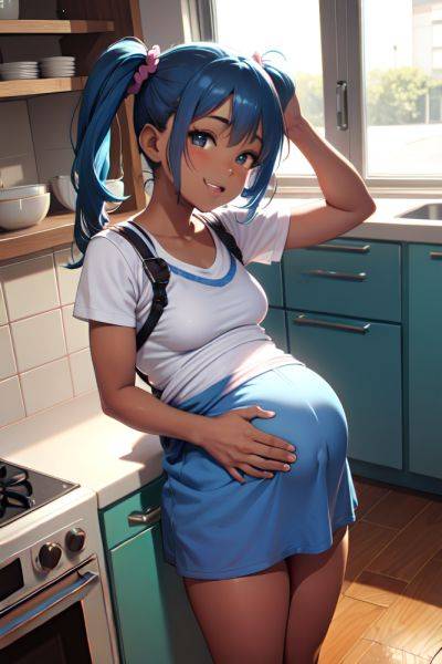 Anime Pregnant Small Tits 20s Age Happy Face Blue Hair Pigtails Hair Style Dark Skin Film Photo Kitchen Back View Spreading Legs Schoolgirl 3683843702119753342 - AI Hentai - aihentai.co on pornsimulated.com
