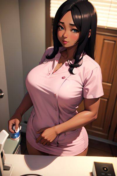 Anime Chubby Small Tits 70s Age Seductive Face Black Hair Straight Hair Style Dark Skin 3d Bathroom Close Up View Gaming Nurse 3684036975564842843 - AI Hentai - aihentai.co on pornsimulated.com