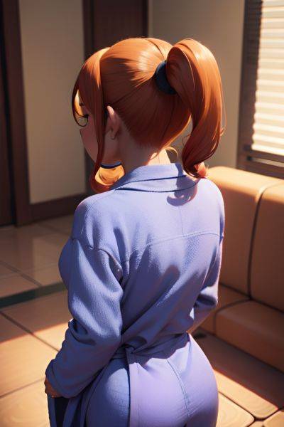 Anime Muscular Small Tits 50s Age Sad Face Ginger Pigtails Hair Style Dark Skin 3d Couch Back View T Pose Bathrobe 3684040842645352244 - AI Hentai - aihentai.co on pornsimulated.com