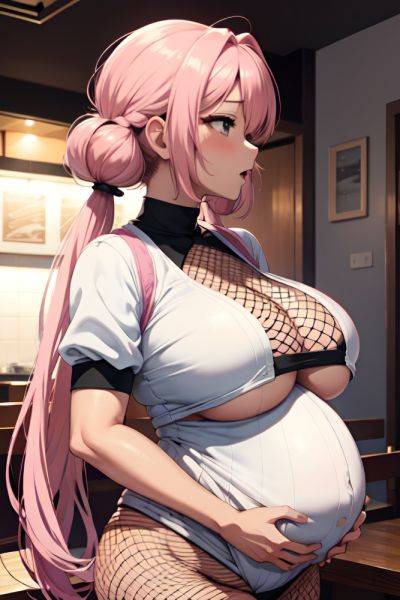 Anime Pregnant Huge Boobs 40s Age Orgasm Face Pink Hair Pigtails Hair Style Dark Skin Crisp Anime Restaurant Side View Cumshot Fishnet 3684276633655809503 - AI Hentai - aihentai.co on pornsimulated.com