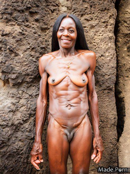 Straight hair long hair smile woman 90 saggy tits himba AI porn - made.porn on pornsimulated.com