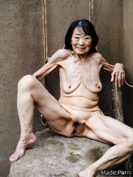 Smile spreading legs nude woman saggy tits japanese portrait AI porn - made.porn - Japan on pornsimulated.com