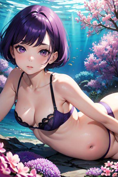 Anime Pregnant Small Tits 40s Age Pouting Lips Face Purple Hair Bobcut Hair Style Light Skin Comic Underwater Front View Straddling Lingerie 3684423523826915965 - AI Hentai - aihentai.co on pornsimulated.com