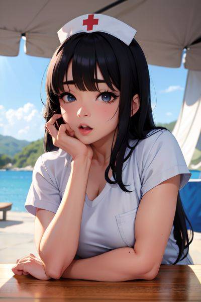 Anime Muscular Small Tits 50s Age Ahegao Face Black Hair Bangs Hair Style Dark Skin Soft Anime Tent Front View Plank Nurse 3684620660540230441 - AI Hentai - aihentai.co on pornsimulated.com