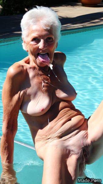 Nipples woman big tits white white hair photo kissing AI porn - made.porn on pornsimulated.com