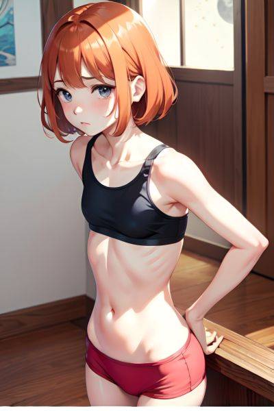 Anime Skinny Small Tits 50s Age Sad Face Ginger Bangs Hair Style Light Skin Comic Moon Front View Plank Bra 3684926032758501032 - AI Hentai - aihentai.co on pornsimulated.com