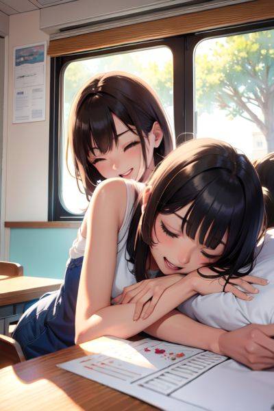 Anime Skinny Small Tits 18 Age Laughing Face Brunette Bangs Hair Style Dark Skin Watercolor Yacht Front View Sleeping Teacher 3685517451873507117 - AI Hentai - aihentai.co on pornsimulated.com