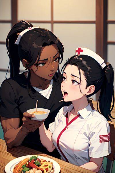 Anime Muscular Small Tits 40s Age Orgasm Face Black Hair Ponytail Hair Style Dark Skin Dark Fantasy Yacht Front View Eating Nurse 3685544511382432235 - AI Hentai - aihentai.co on pornsimulated.com