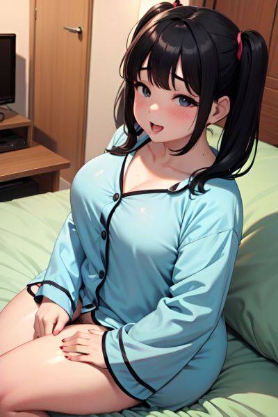 Anime Chubby Small Tits 50s Age Ahegao Face Black Hair Pigtails Hair Style Light Skin Soft + Warm Stage Front View Massage Pajamas 3685552238997289285 - AI Hentai - aihentai.co on pornsimulated.com