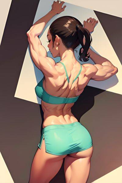 Anime Muscular Small Tits 60s Age Happy Face Brunette Ponytail Hair Style Dark Skin Watercolor Strip Club Back View Sleeping Mini Skirt 3685710724450566299 - AI Hentai - aihentai.co on pornsimulated.com