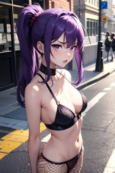 Anime Busty Small Tits 18 Age Angry Face Purple Hair Messy Hair Style Light Skin Vintage Street Side View Bathing Fishnet 3685857612165181924 - AI Hentai - aihentai.co on pornsimulated.com