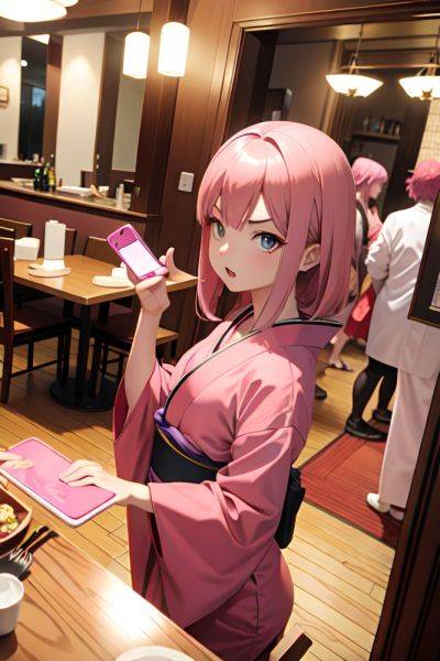 Anime Busty Small Tits 40s Age Angry Face Pink Hair Straight Hair Style Light Skin Mirror Selfie Restaurant Side View Spreading Legs Kimono 3685938787048054944 - AI Hentai - aihentai.co on pornsimulated.com