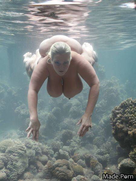 Natural tits spreading ass underwater nipples gigantic boobs saggy tits woman AI porn - made.porn on pornsimulated.com
