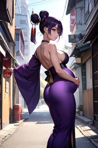 Anime Pregnant Small Tits 30s Age Shocked Face Purple Hair Hair Bun Hair Style Dark Skin Cyberpunk Street Back View Straddling Geisha 3686414239020546747 - AI Hentai - aihentai.co on pornsimulated.com