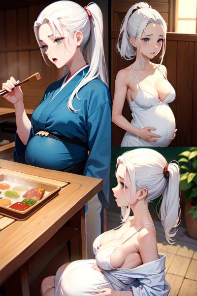 Anime Pregnant Small Tits 20s Age Orgasm Face White Hair Slicked Hair Style Light Skin Crisp Anime Sauna Side View Cooking Kimono 3686479952967285219 - AI Hentai - aihentai.co on pornsimulated.com