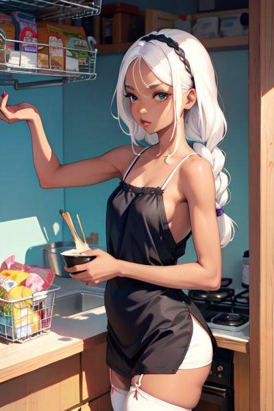 Anime Skinny Small Tits 60s Age Pouting Lips Face White Hair Braided Hair Style Dark Skin Painting Grocery Front View Cooking Stockings 3686541802644567262 - AI Hentai - aihentai.co on pornsimulated.com