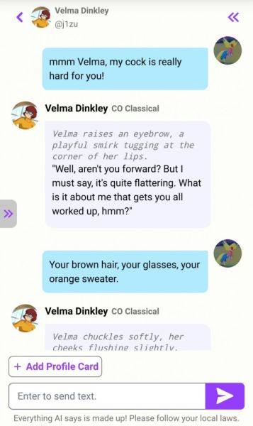 Chatting with Velma Dinkley on Crushon.ai - erome.com on pornsimulated.com