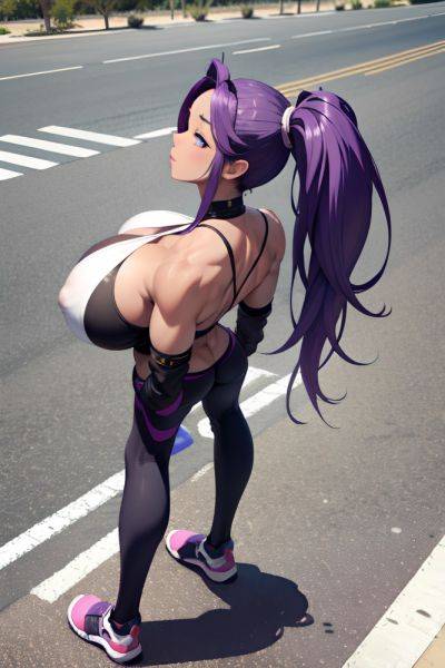 Anime Skinny Huge Boobs 18 Age Shocked Face Purple Hair Ponytail Hair Style Dark Skin 3d Desert Back View Bending Over Teacher 3686727343086407501 - AI Hentai - aihentai.co on pornsimulated.com