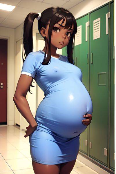 Anime Pregnant Small Tits 18 Age Serious Face Brunette Pigtails Hair Style Dark Skin Film Photo Locker Room Front View Straddling Nude 3686816251783794445 - AI Hentai - aihentai.co on pornsimulated.com