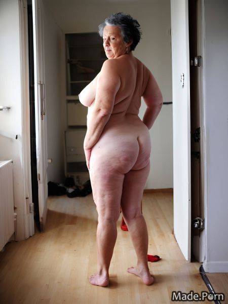 Prisoner short hair light fairer skin natural tits real eyebrow big ass AI porn - made.porn on pornsimulated.com
