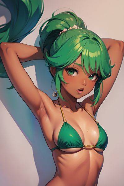 Anime Busty Small Tits 80s Age Orgasm Face Green Hair Pixie Hair Style Dark Skin Watercolor Wedding Side View T Pose Bikini 3687152545577049629 - AI Hentai - aihentai.co on pornsimulated.com