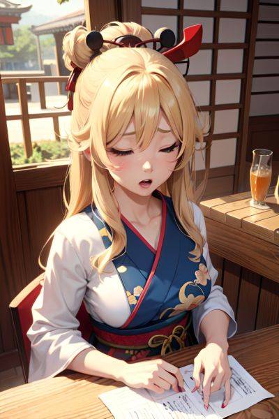 Anime Busty Small Tits 80s Age Shocked Face Blonde Messy Hair Style Light Skin 3d Bar Front View Sleeping Geisha 3687326489945923037 - AI Hentai - aihentai.co on pornsimulated.com