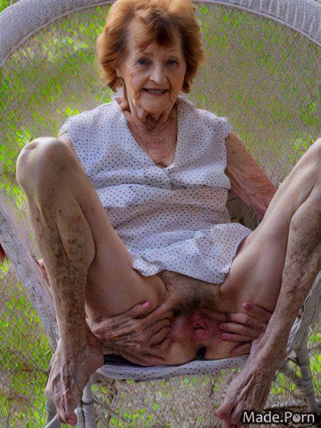 90 smile woman ginger seduction short barefoot AI porn - made.porn on pornsimulated.com