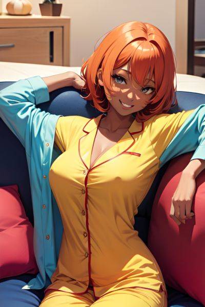 Anime Skinny Huge Boobs 20s Age Happy Face Ginger Pixie Hair Style Dark Skin Warm Anime Couch Front View T Pose Pajamas 3683433963759881828 - AI Hentai - aihentai.co on pornsimulated.com
