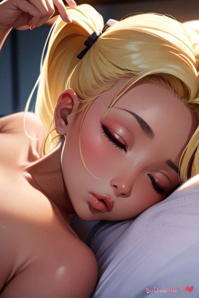 Anime Busty Small Tits 50s Age Pouting Lips Face Blonde Slicked Hair Style Dark Skin Skin Detail (beta) Party Close Up View Sleeping Schoolgirl 3683449424117713128 - AI Hentai - aihentai.co on pornsimulated.com