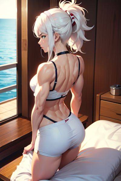 Anime Muscular Small Tits 70s Age Serious Face White Hair Messy Hair Style Light Skin Film Photo Yacht Back View Massage Nurse 3683495809679661701 - AI Hentai - aihentai.co on pornsimulated.com