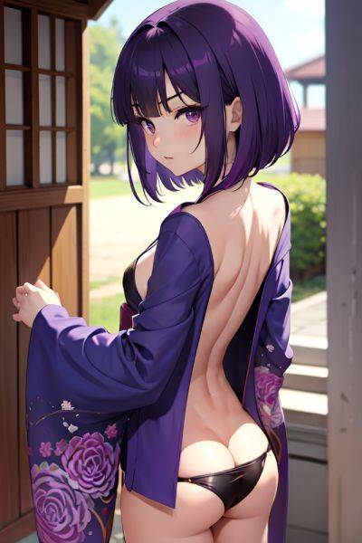 Anime Skinny Small Tits 20s Age Serious Face Purple Hair Bangs Hair Style Dark Skin Comic Stage Back View Cumshot Kimono 3683503540620890947 - AI Hentai - aihentai.co on pornsimulated.com