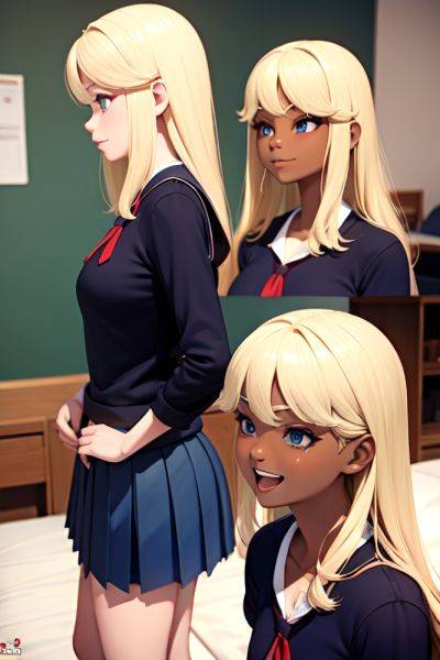 Anime Busty Small Tits 70s Age Laughing Face Blonde Straight Hair Style Dark Skin 3d Bedroom Side View Massage Schoolgirl 3690009130265963975 - AI Hentai - aihentai.co on pornsimulated.com