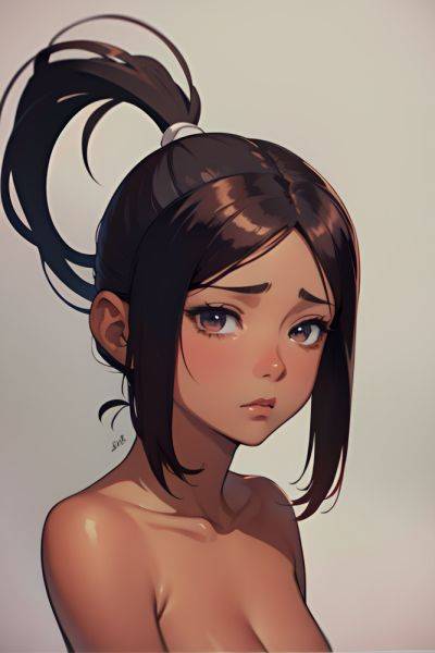 Anime Skinny Small Tits 30s Age Sad Face Ginger Ponytail Hair Style Dark Skin Watercolor Office Side View Massage Partially Nude 3690063246854588209 - AI Hentai - aihentai.co on pornsimulated.com